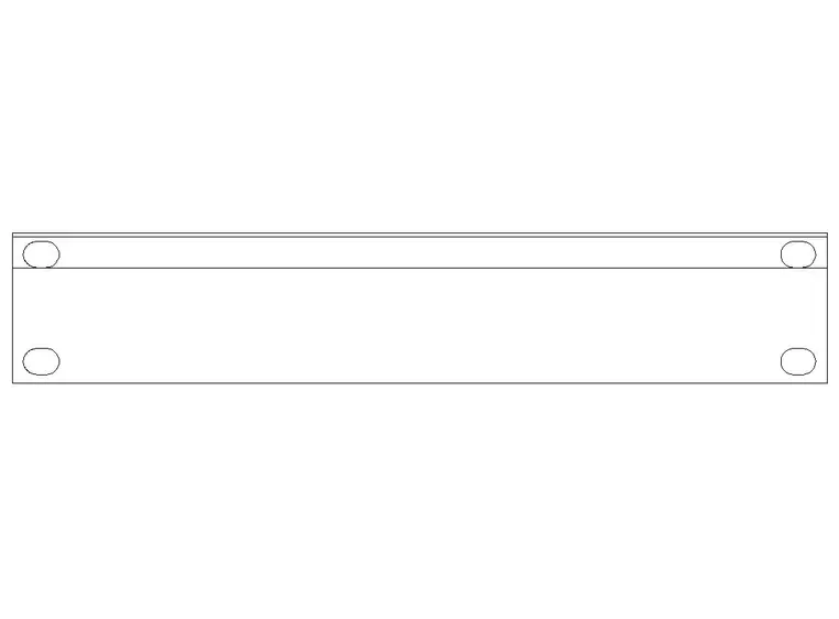 SMRT PAN 1/2 19 1U Blindpanel 